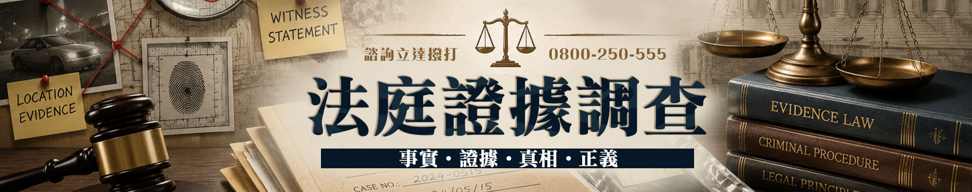 證據不足，再有道理也可能輸掉官司【立達徵信全方位蒐證專案】